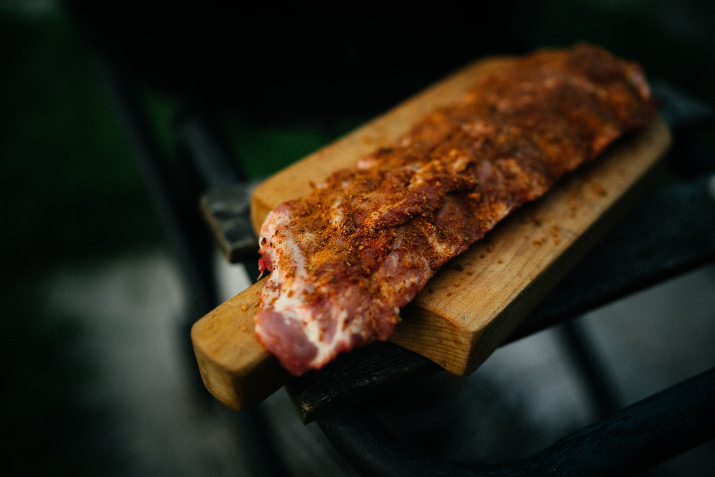 beef on a cutting board